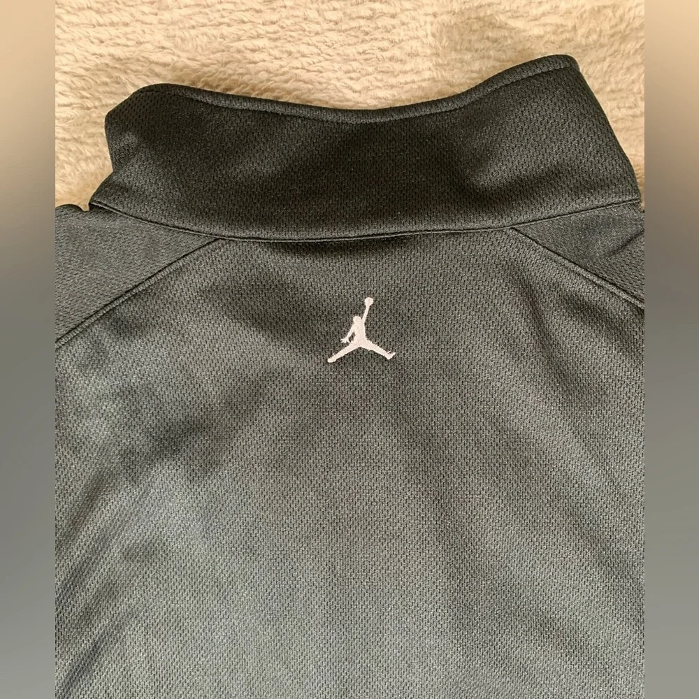 Nike‎ Air Jordan Jacket Men’s 3XL Black/Silver Full Zip Long Sleeve